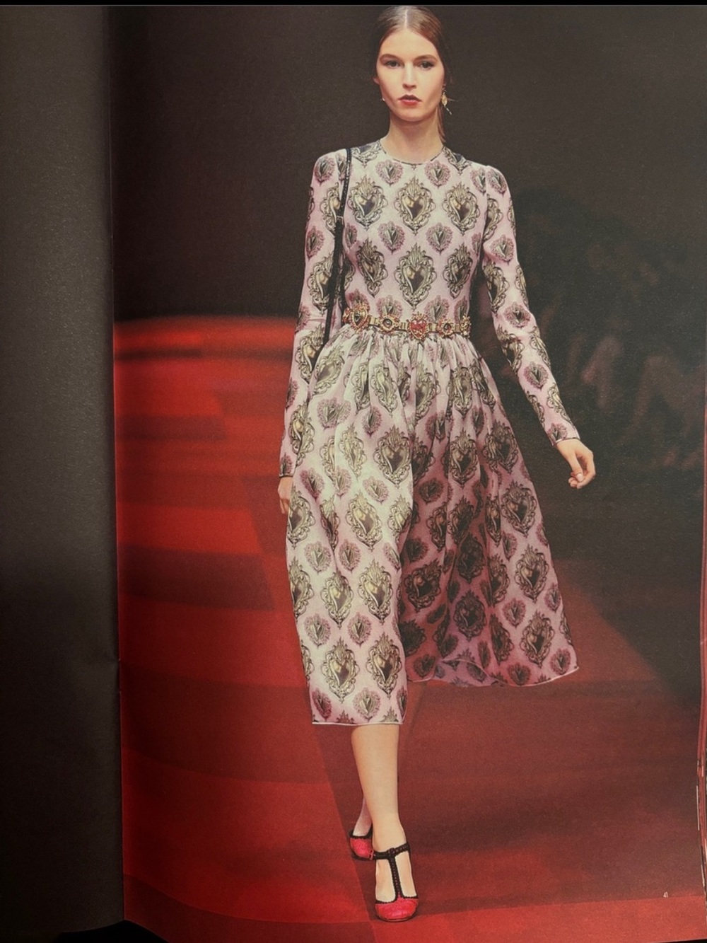 Dolce & Gabbana Iconic Printed Silk Midi Dress - NWT